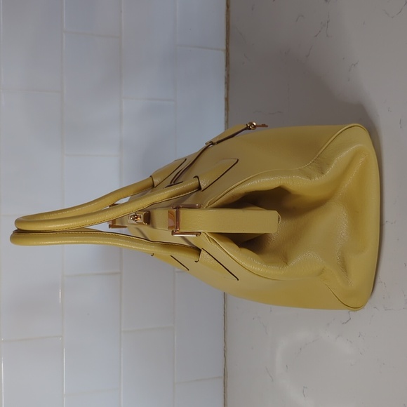 Prada Madras Cerneria yellow handbag - Picture 7 of 14